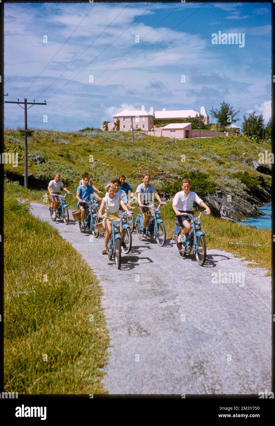 Bike Ride, Beach, and Sidewalk Scenes in Bermuda, Toni Frissell ...