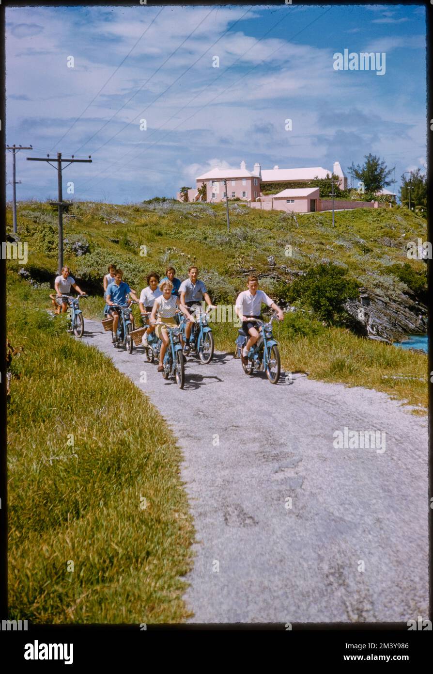 Bike Ride, Beach, and Sidewalk Scenes in Bermuda, Toni Frissell ...