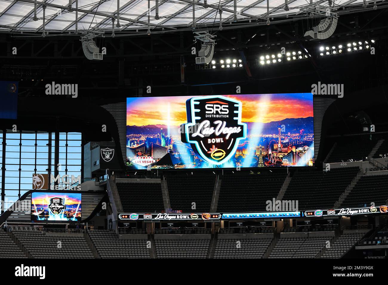 Las Vegas, NV, USA. 17th Dec, 2022. An interior view of a scoreboard