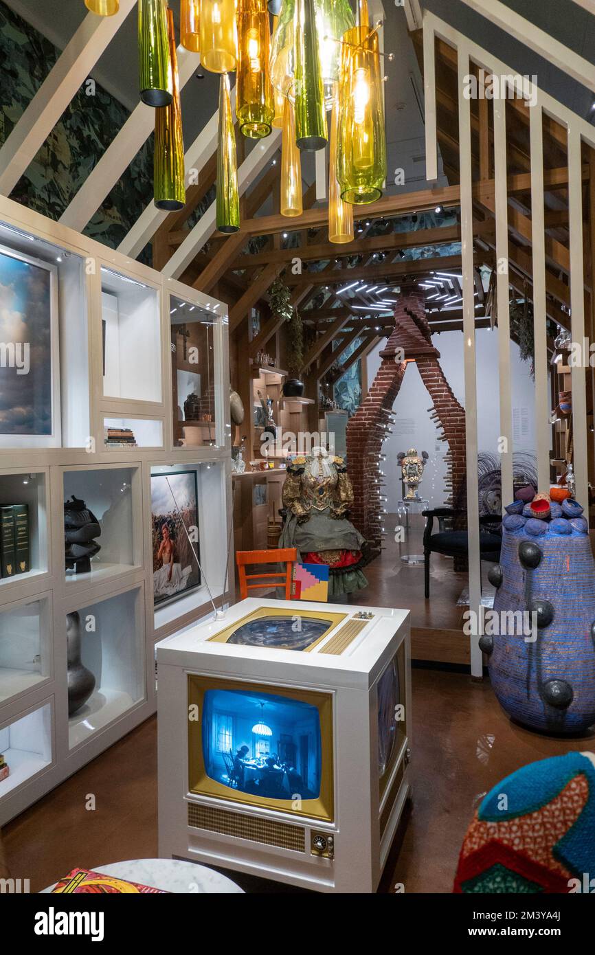 "Before Yesterday We Could Fly An Afrofuturist Period Room" exhibition