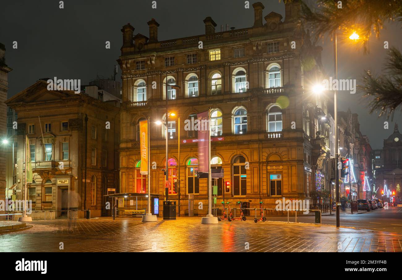62 Castle Street Boutique Hotel, Liverpool, Built in 1868 as a Bank. This image taken in December 2022. Stock Photo