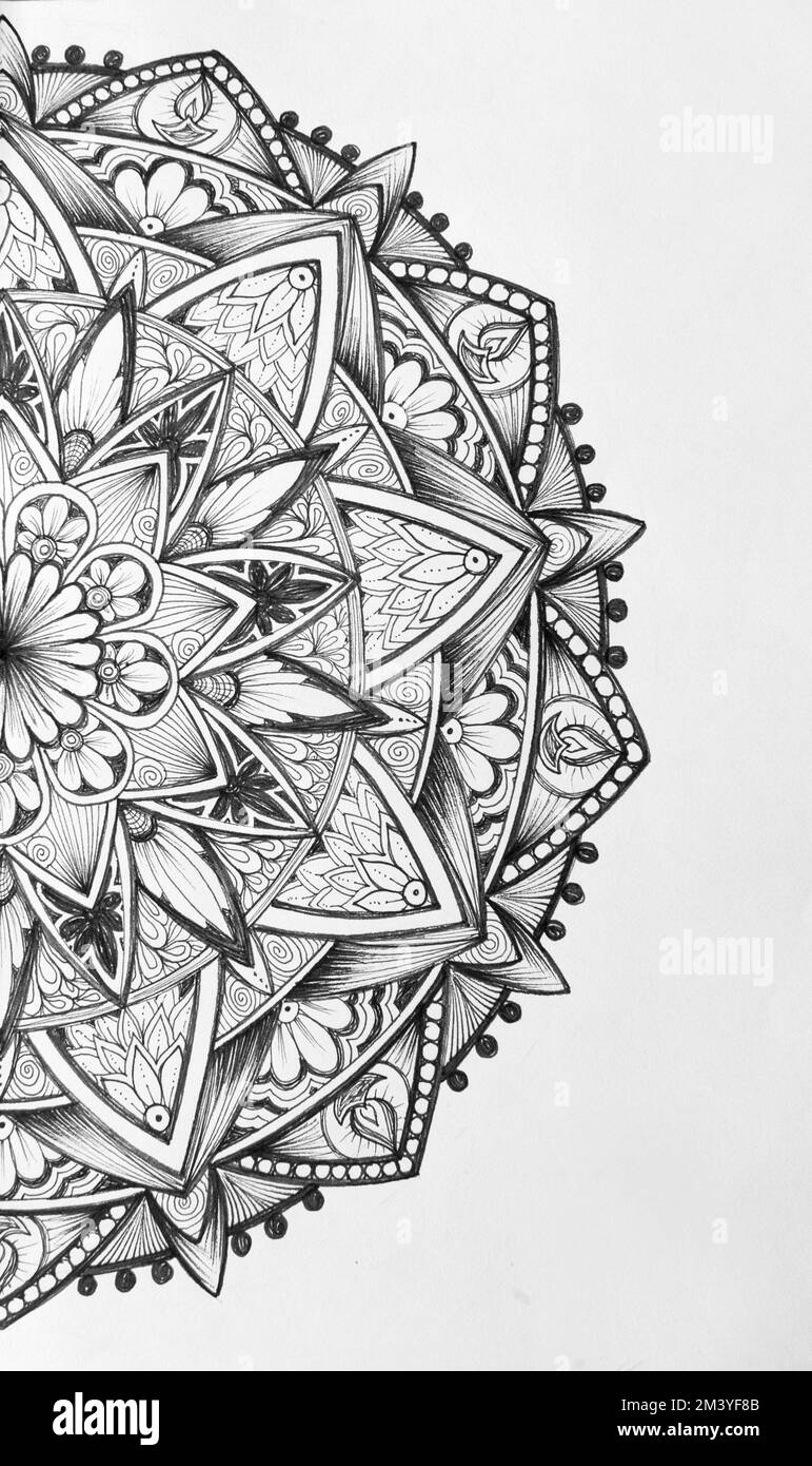 Black And White Sketch Drawing Of Ornamental Traditional Hanging Lamps  (kandil) For Indian Diwali Festival, Vector Illustration Royalty Free SVG,  Cliparts, Vectors, and Stock Illustration. Image 64468078.