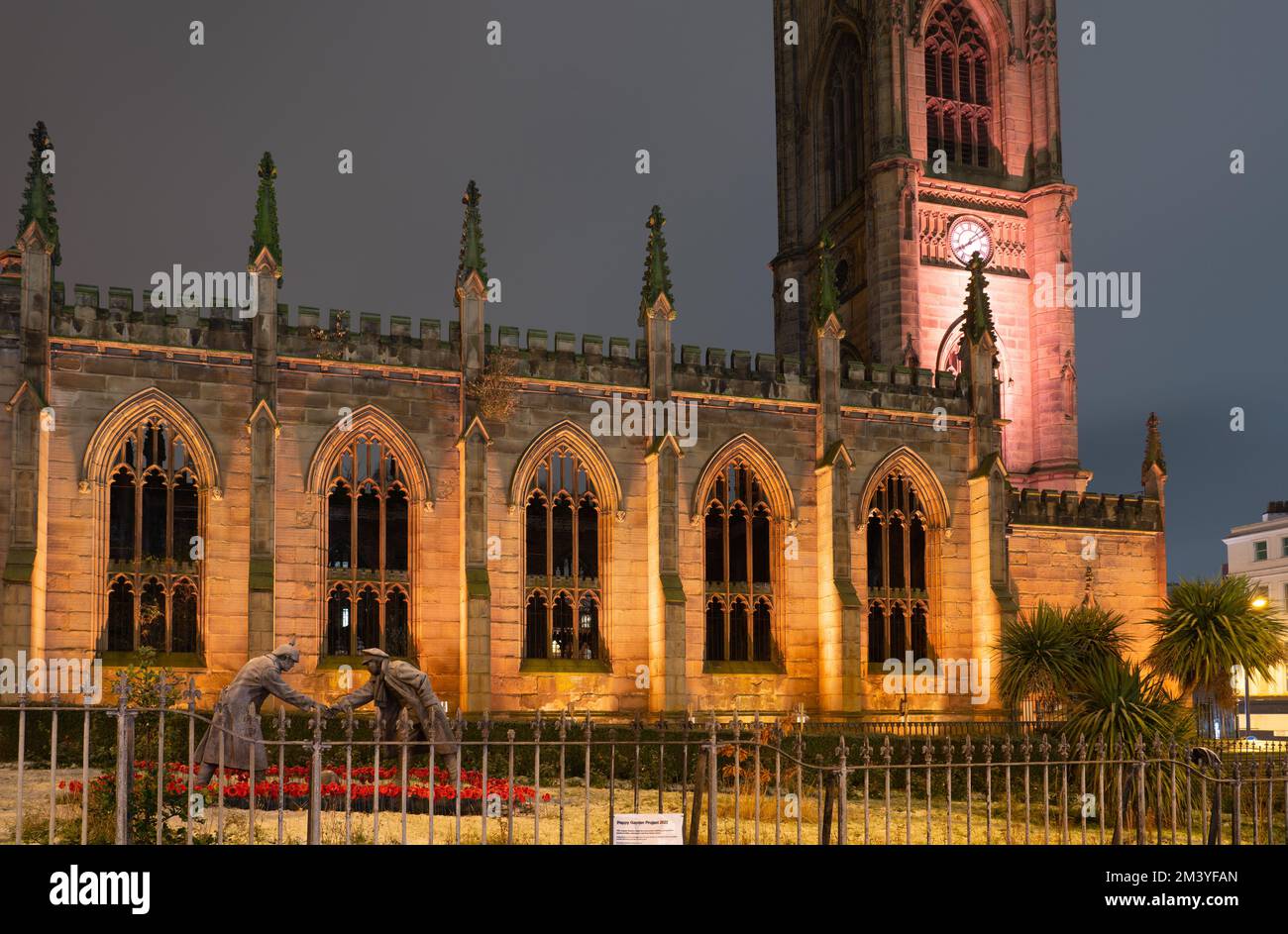 St Luke's Bombed Church, Liverpool. Bombed in the May Blitz of 1941