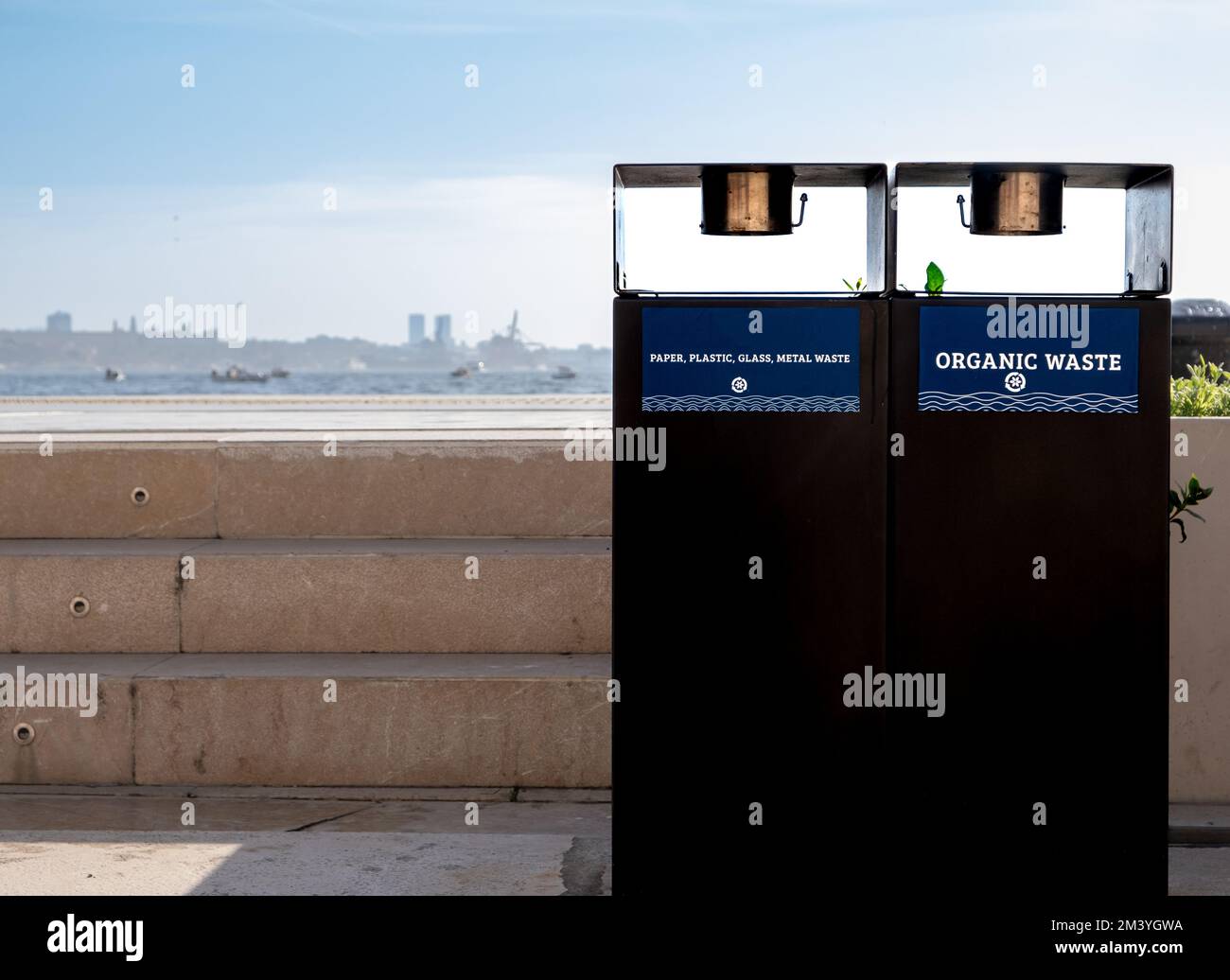 Photo of garbage cans hires stock photography and images Alamy