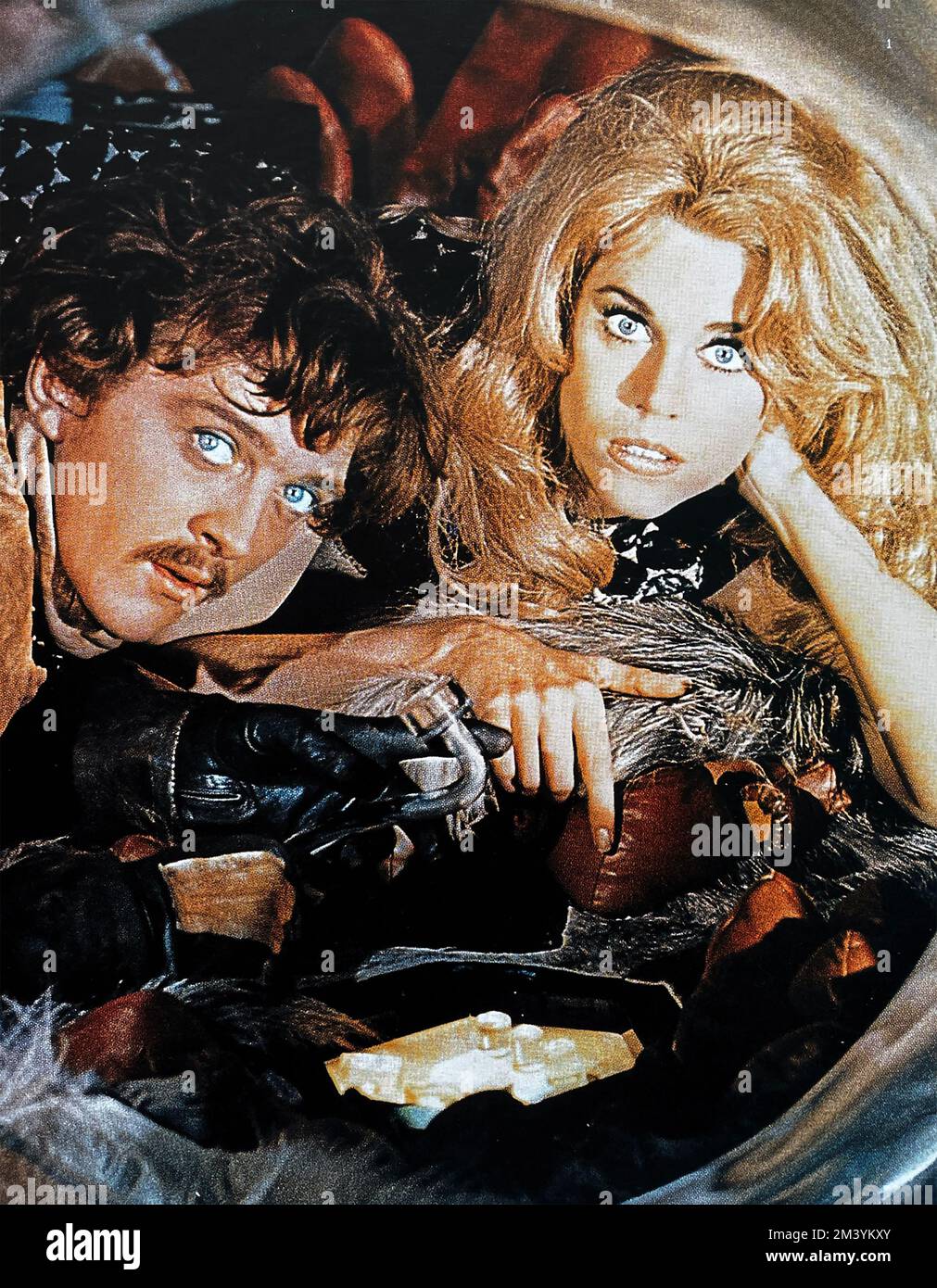 BARBARELLA 1968 Paramount Pictures film with Jane Fonda and David Hemmings Stock Photo