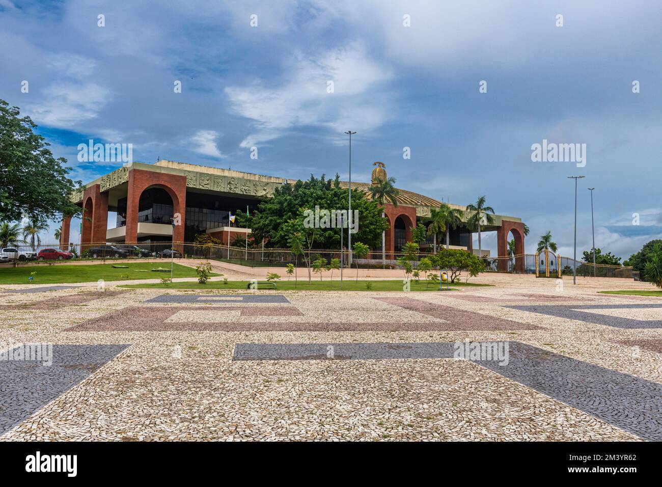 Governors palace Araguaia, Palmas, Tocantins, Brazil Stock Photo