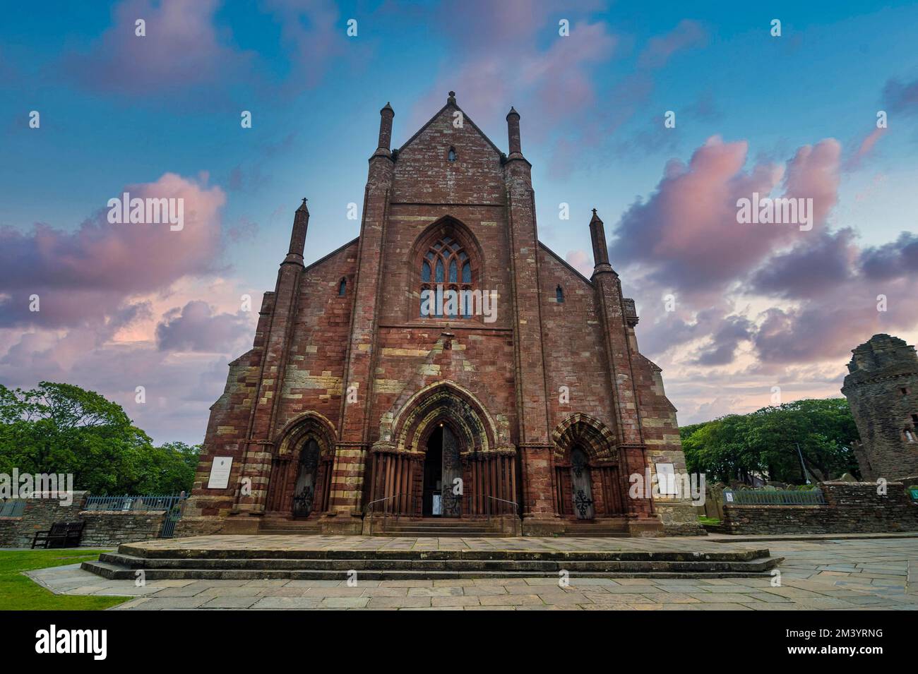 St Magnus Cathedral, Kirkwall, Orkney Islands, United Kingdom Stock Photo