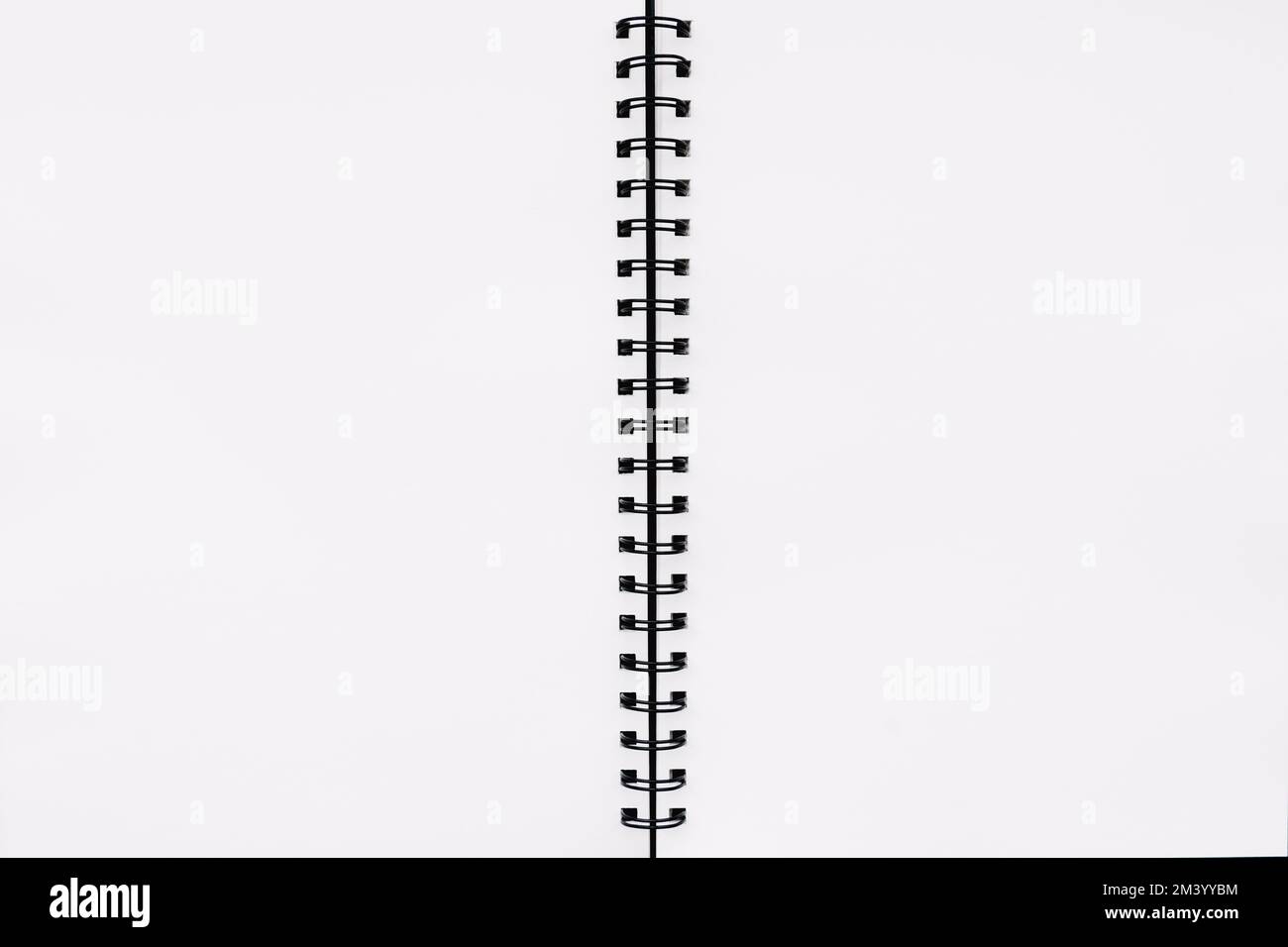 Blank open notebook stock photo alamy