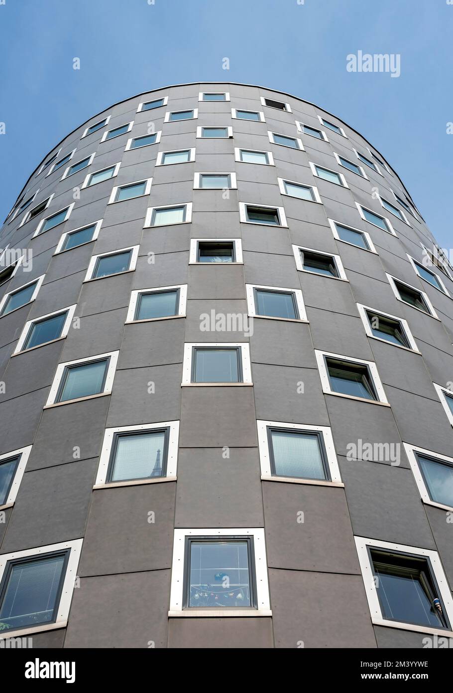 Apartment Tower Block, Wohnpark Vienna Donau City, Wien, Austria Stock Photo