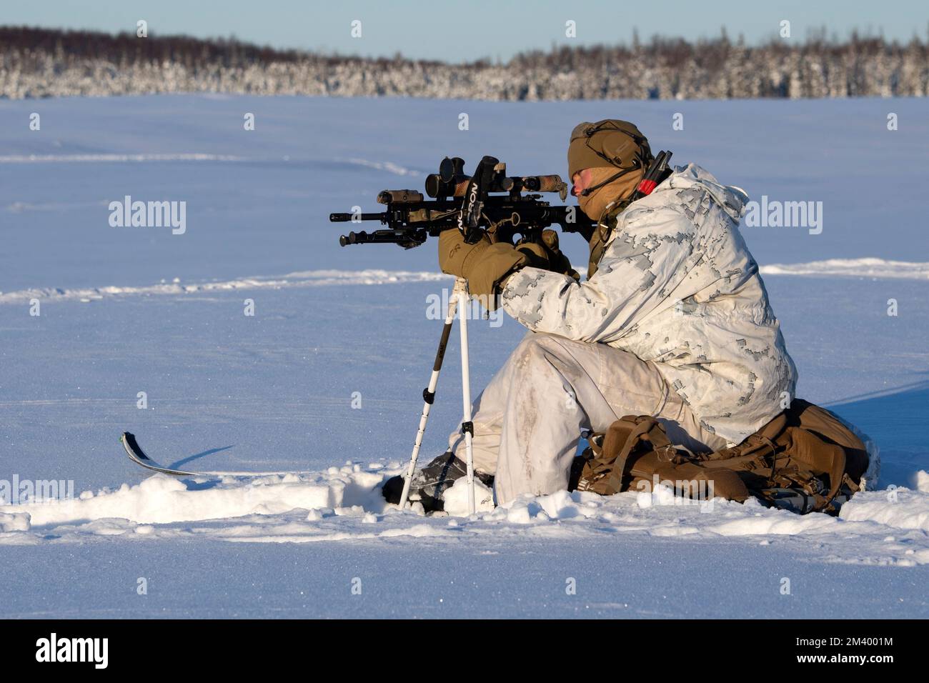 A U.S. Marine assigned to the 2d Reconnaissance Battalion, 2d Marine