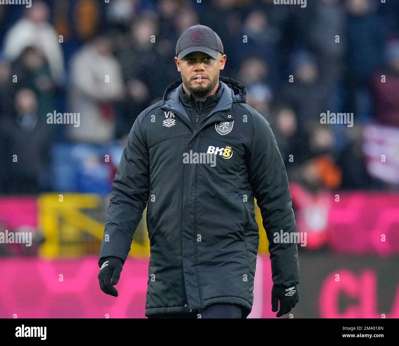 Vincent Kompany manager of Burnley before the Sky Bet Championship match Burnley vs Middlesbrough at Turf Moor, Burnley, United Kingdom, 17th December 2022  (Photo by Steve Flynn/News Images) Stock Photo