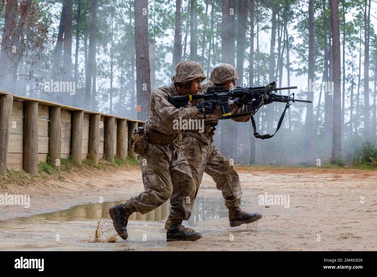 Parris Island, South Carolina, USA. 16th Nov, 2022. Recruits with Hotel ...
