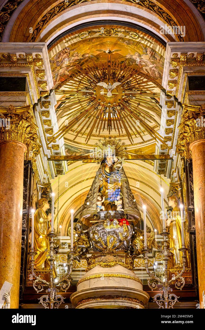 Basilica Of Our Lady Of The Forsaken. Statue or sculpture of the virgin