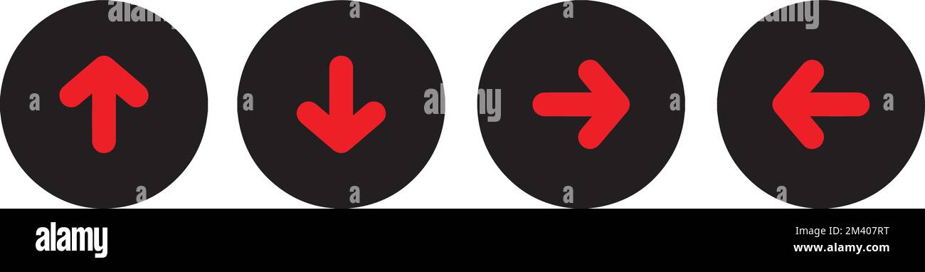 Set arrow symbol icon direction, position, indication sign Stencil, Arrow, angle, Computer Icons Arrow Stock Vector