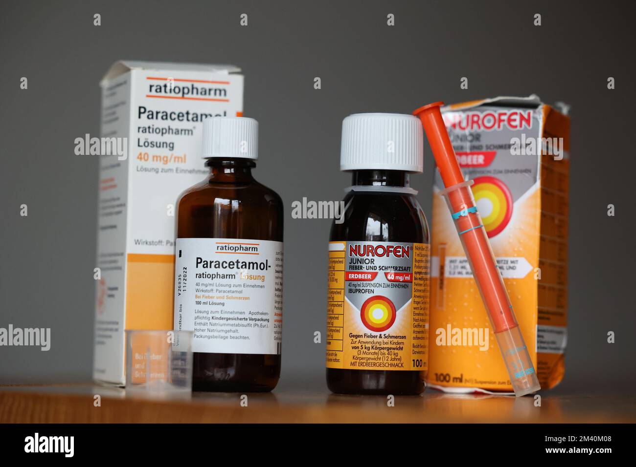 Berlin, Germany. 17th Dec, 2022. The fever juices for children, on the