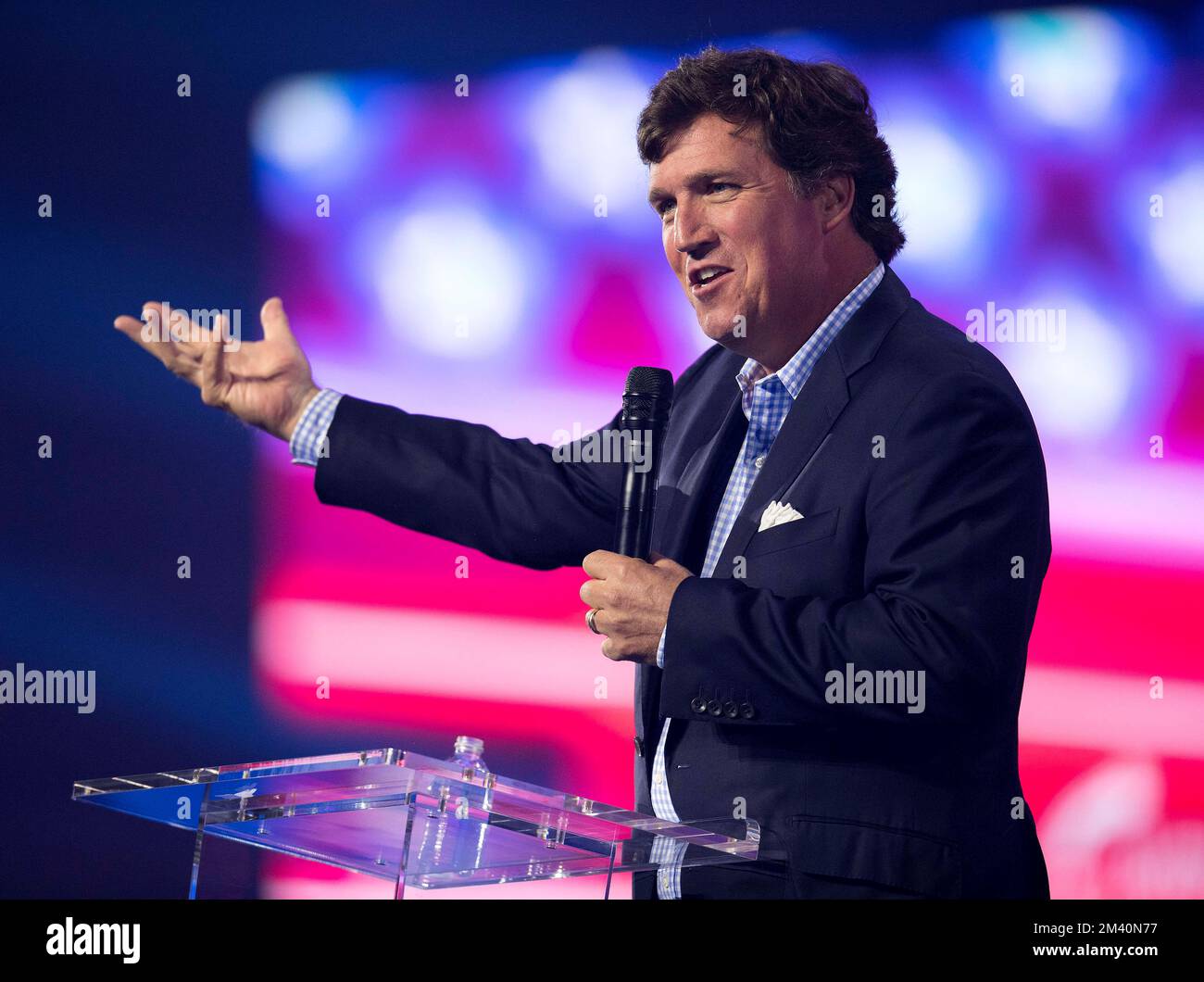 Phoenix, Arizona, USA. 17th Dec, 2022. Fox News host TUCKER CARLSON