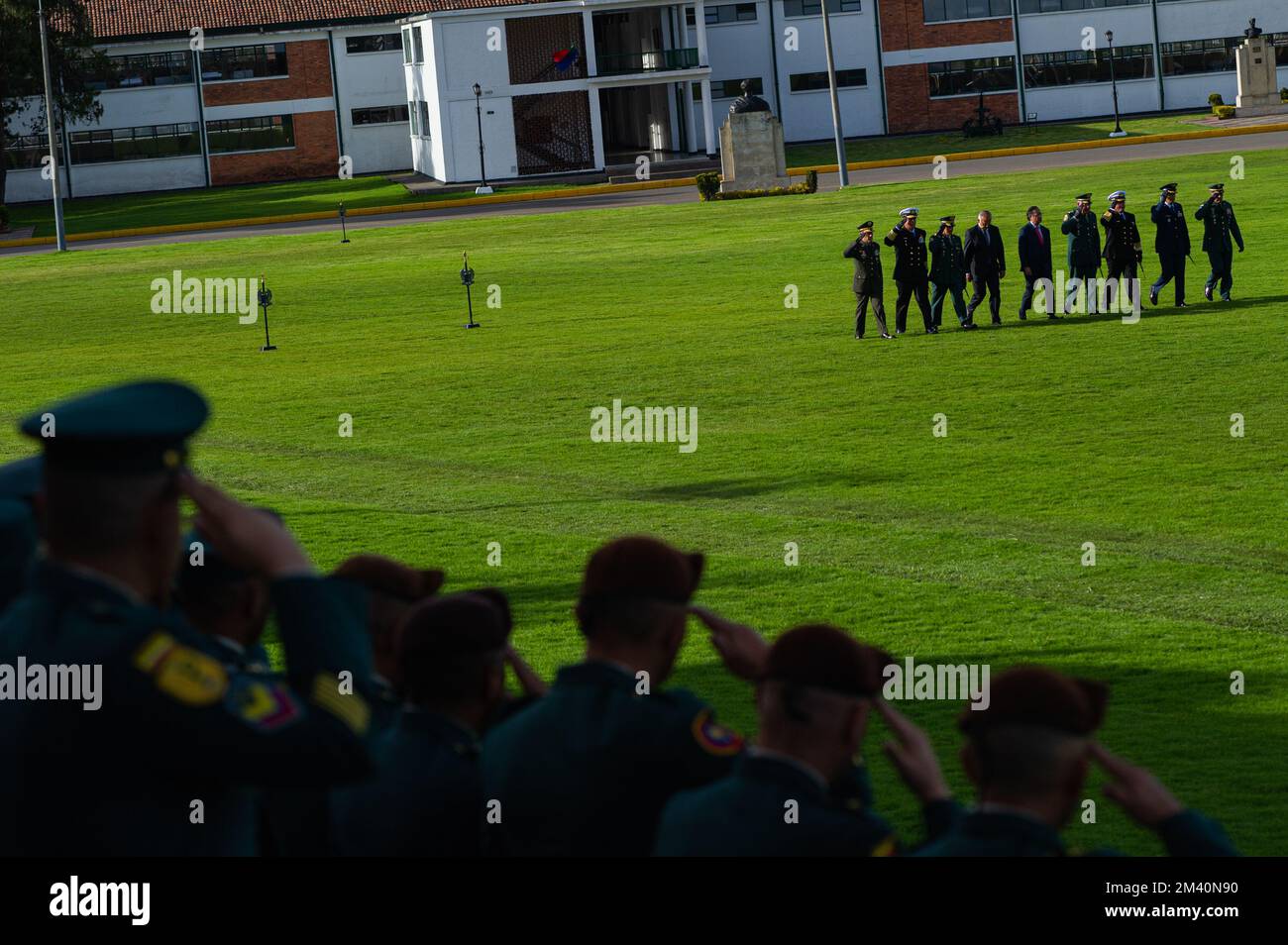 Bogota, Colombia. 17th Dec, 2022. during the promotion ceremony of new Generals and Admirals of the Police and Military Forces at the Jose Maria Cordova Military School in Bogota, Colombia on December 17, 2022. Photo by: S. Barros/Long Visual Press Credit: Long Visual Press/Alamy Live News Stock Photo