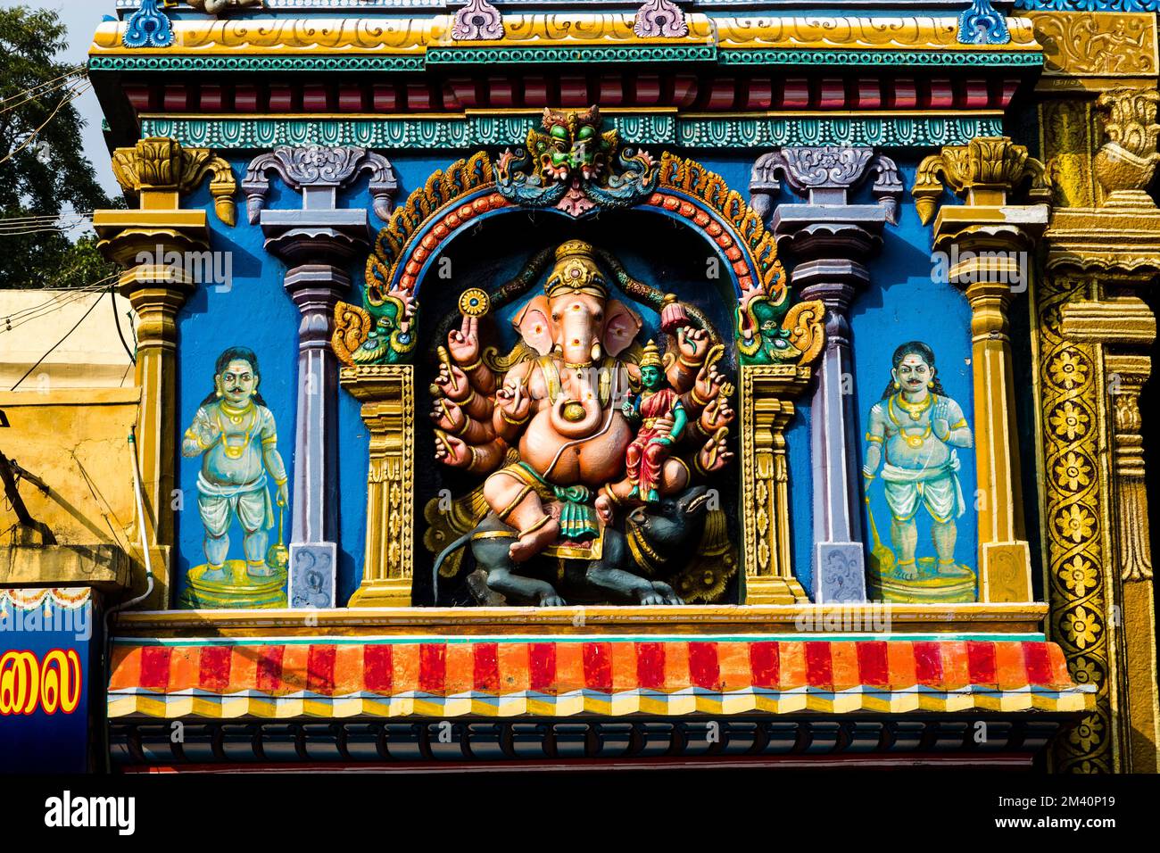 The Gopurams of the MenakshiSundareshwara Temple in Madurai are up to