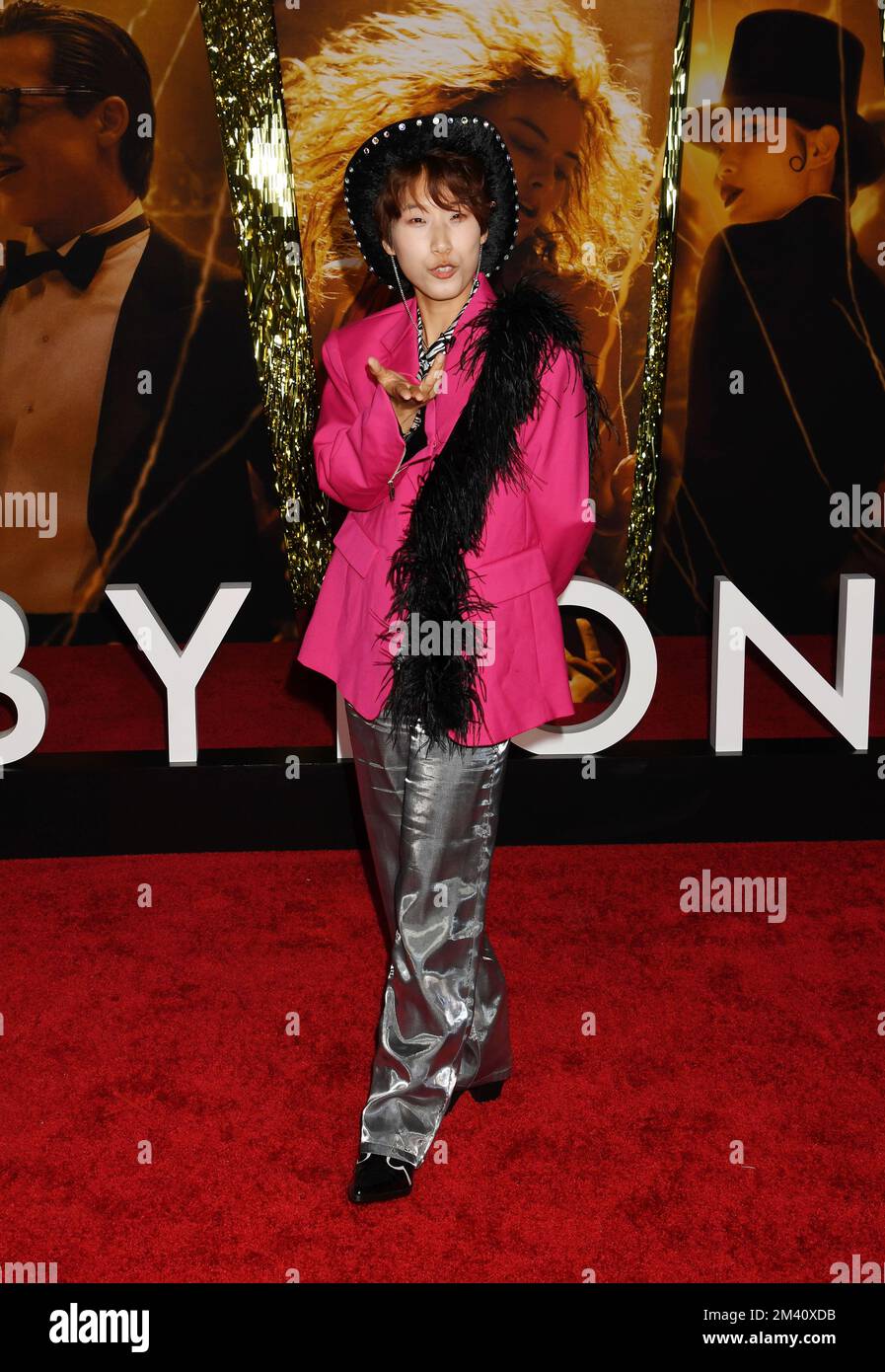 LOS ANGELES, CALIFORNIA - DECEMBER 15: Lee Eun-Jae attends the Global Premiere Screening of 'Babylon' at Academy Museum of Motion Pictures on December Stock Photo