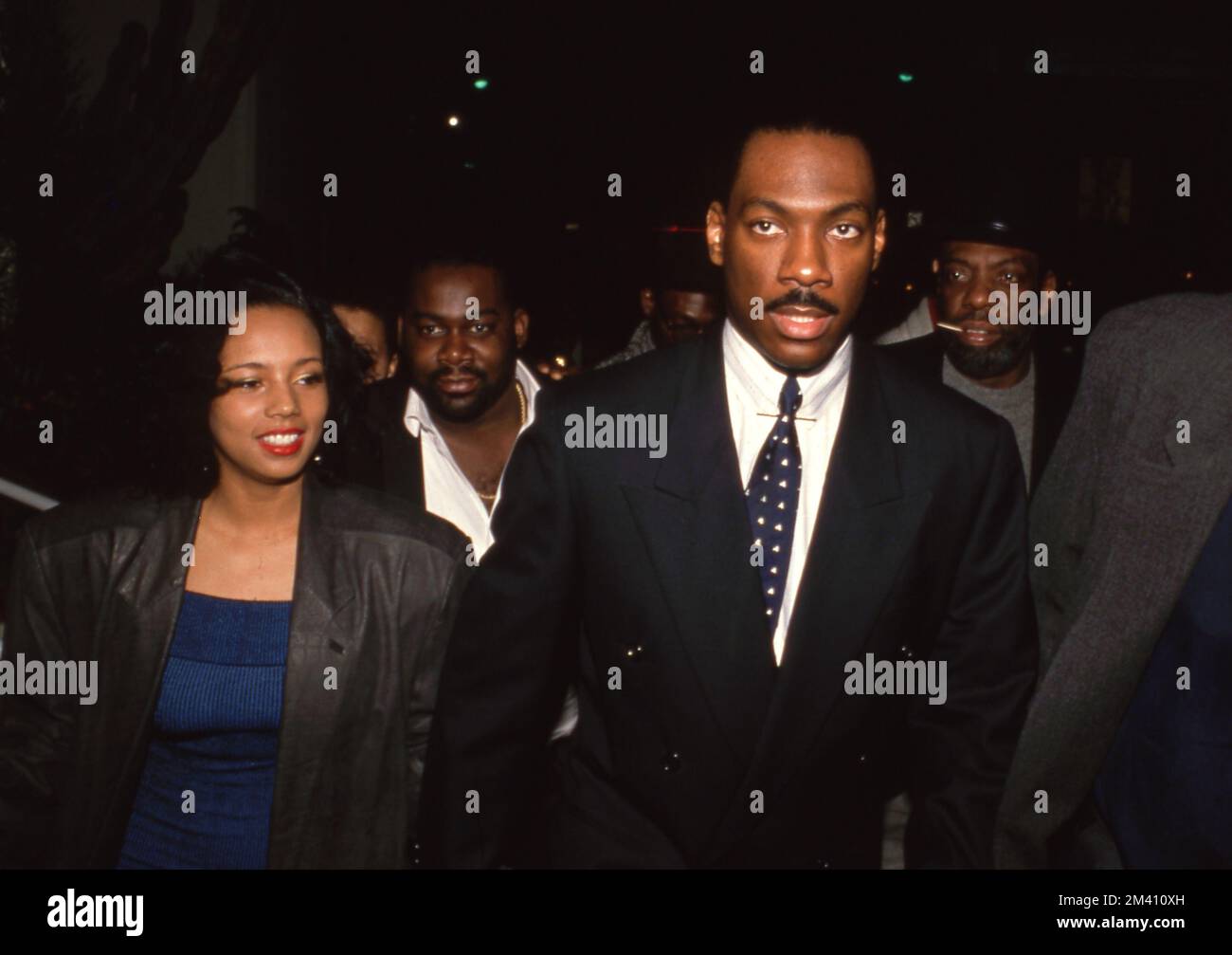 Eddie Murphy and TK Kirkland (rear) January 1989 Credit: Ralph