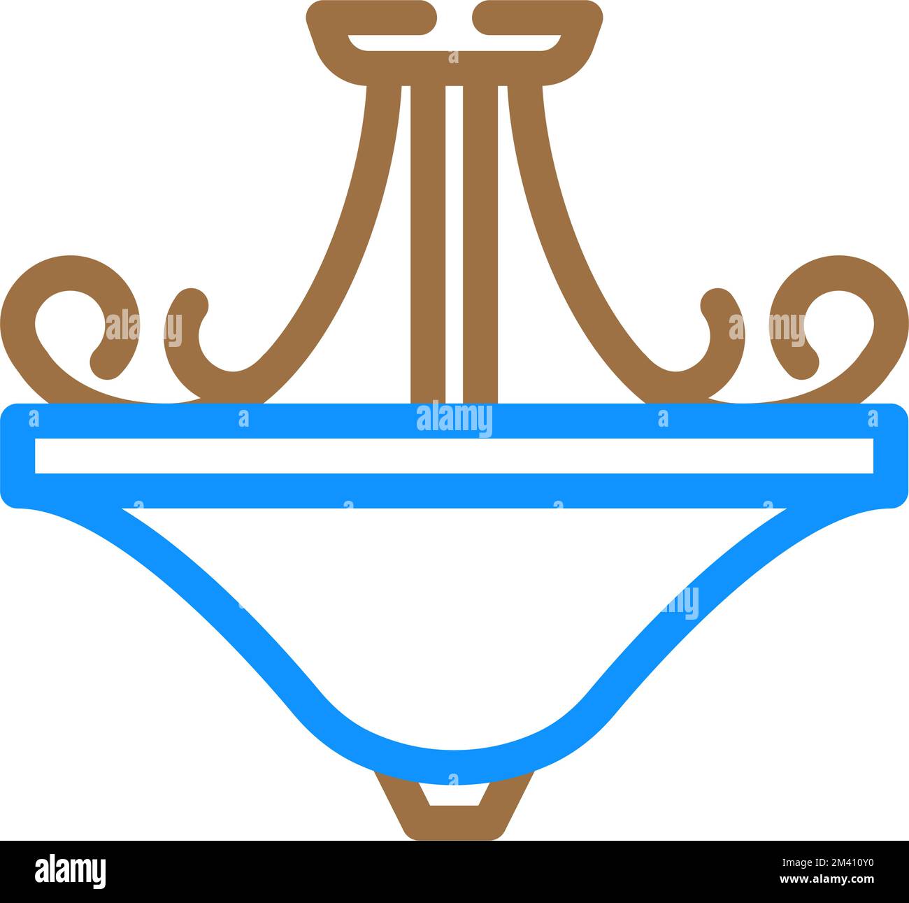 indoor lamp ceiling color icon vector illustration Stock Vector Image ...