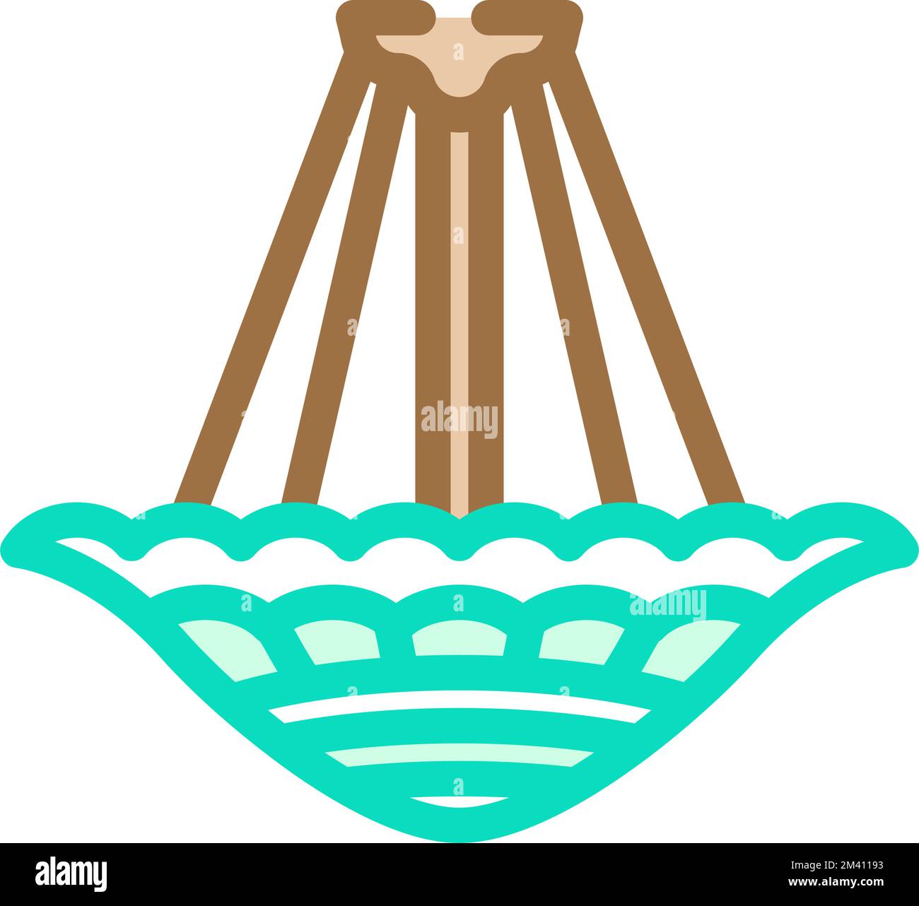 room lamp ceiling color icon vector illustration Stock Vector Image ...