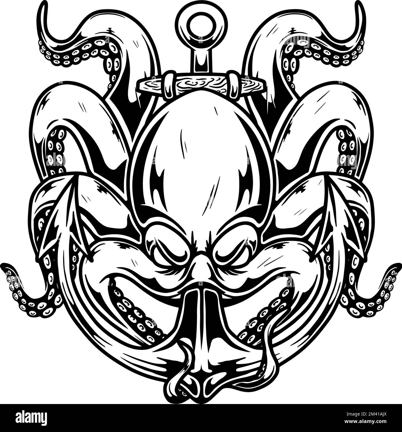 Octopush Stock Vector Images - Alamy