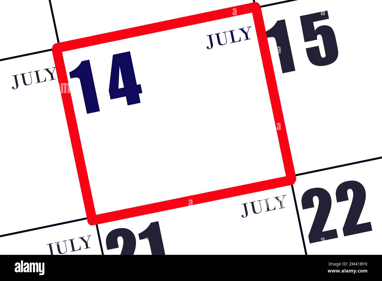 date-14-july-in-a-frame-on-the-calendar-mockup-copy-space-calendar
