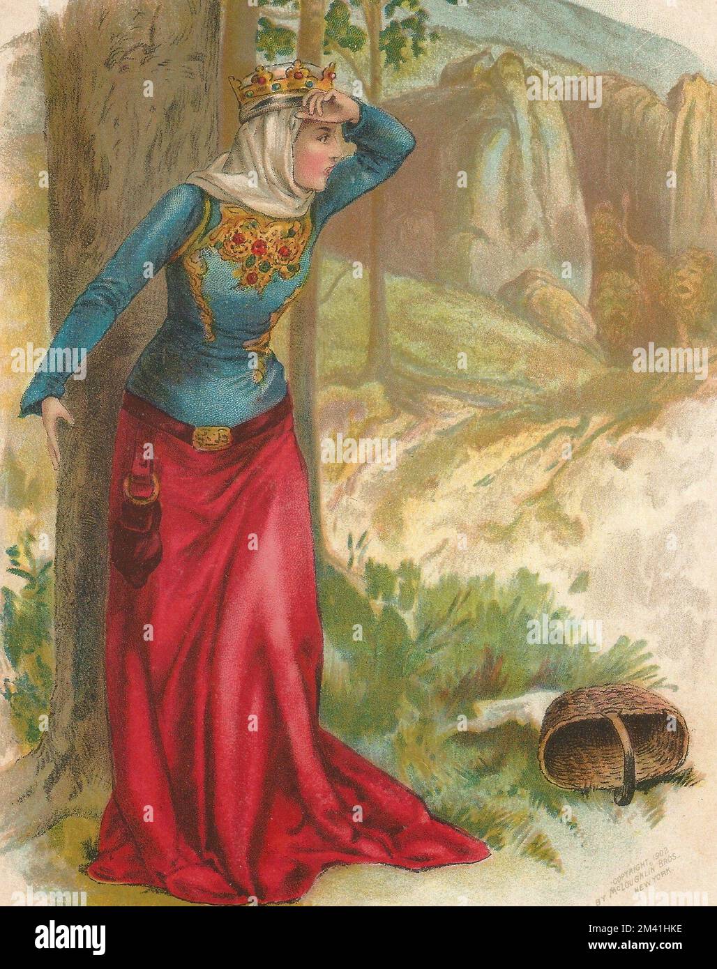 Vintage childrens book illustrations hi-res stock photography and ...