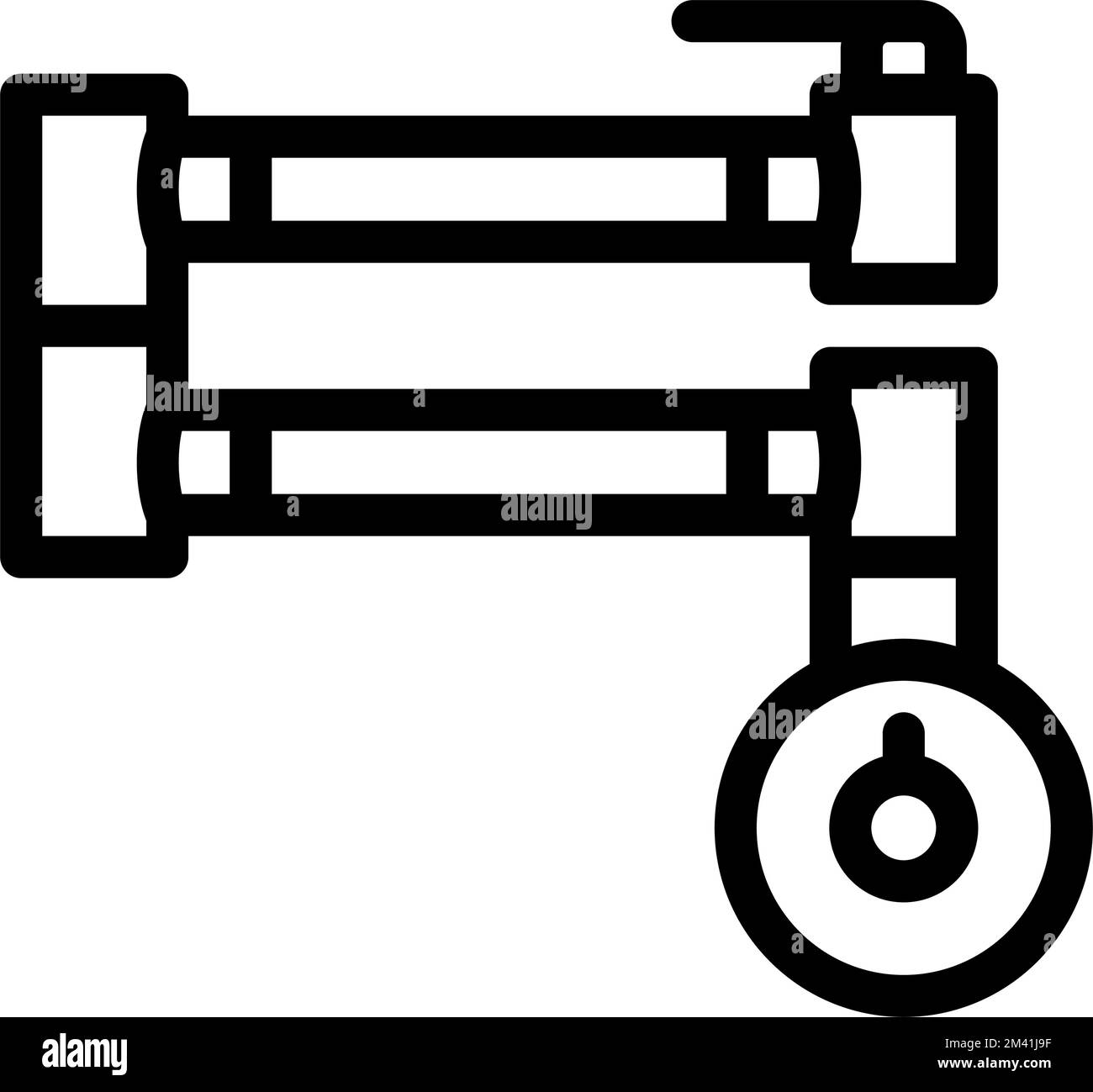contemporary faucet water line icon vector illustration Stock Vector ...