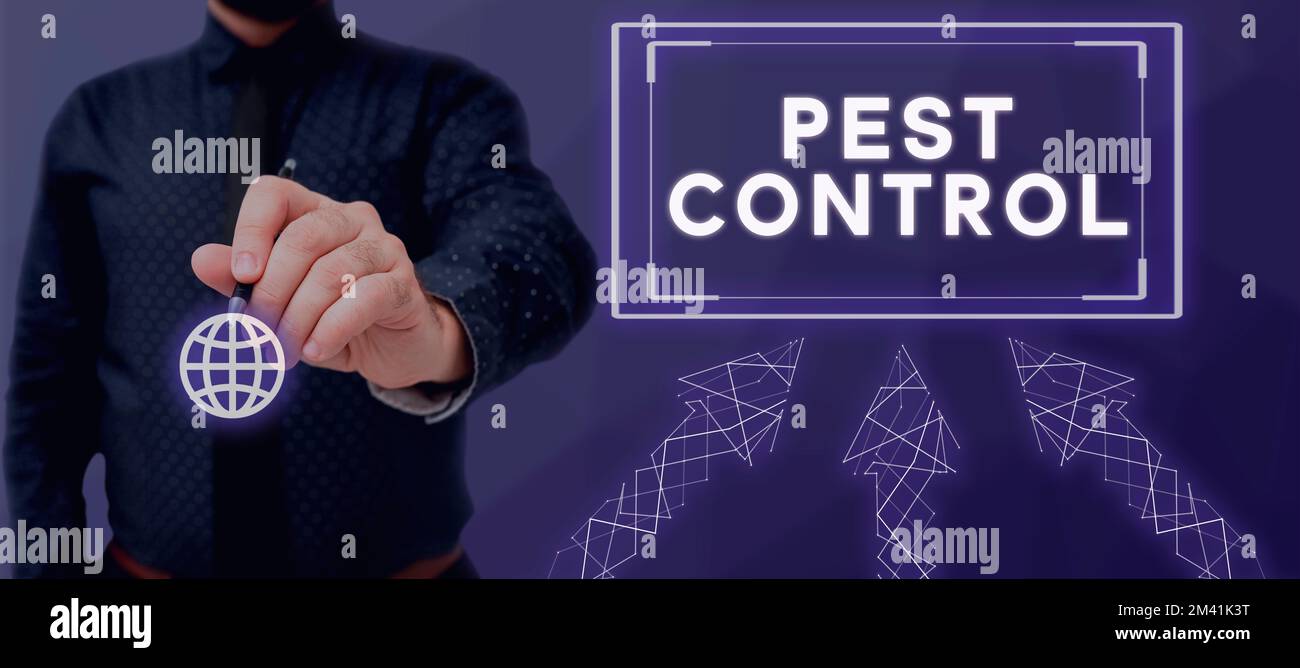 Hand writing sign pest hi-res stock photography and images - Alamy