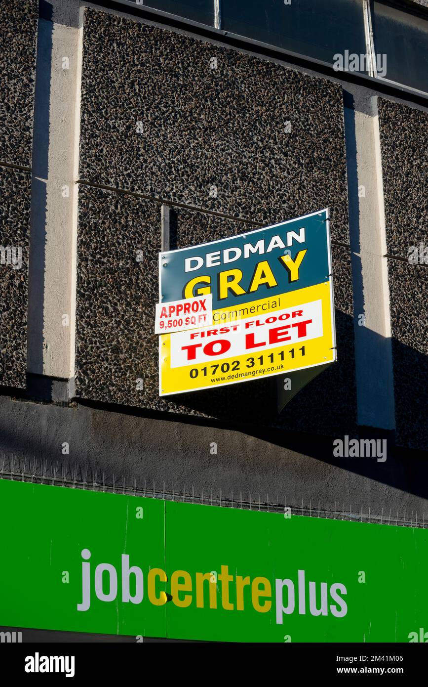 Commercial space to let above Job Centre Plus in High Street, Southend