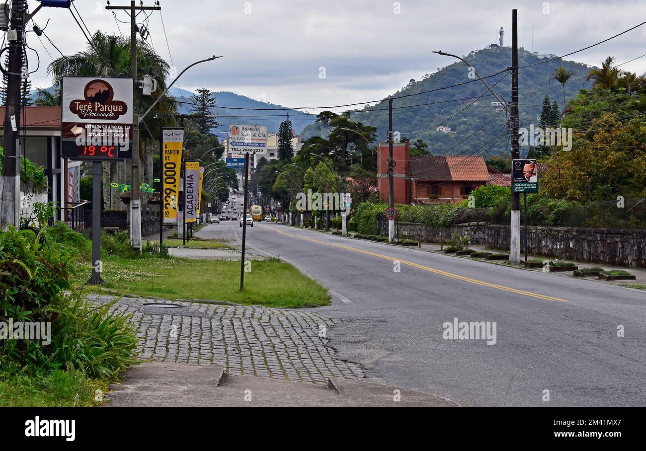 Teresopolis Rio TERESOPOLIS, RIO DE JANEIRO, BRAZIL - October 24, 2022: View of ...