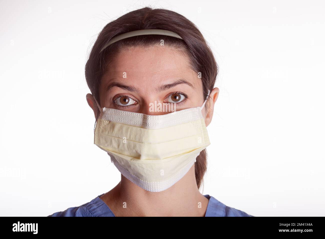 Nurse wearing hat hi-res stock photography and images - Alamy