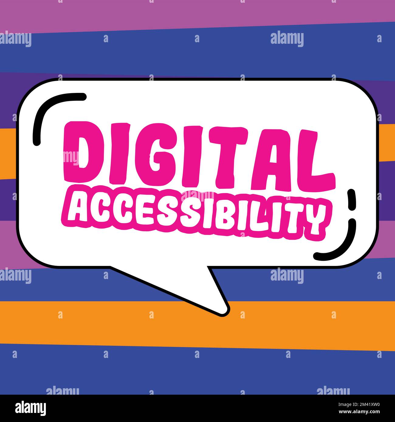 Inspiration showing sign Digital Accessibility. Business concept ...