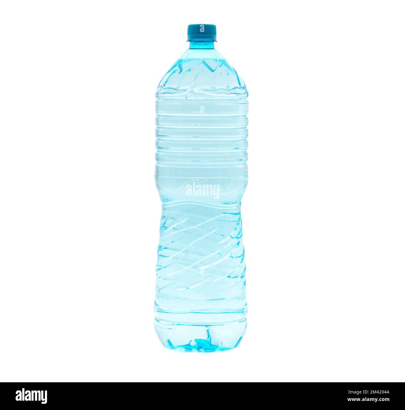 2 liter water bottle isolated on white Stock Photo