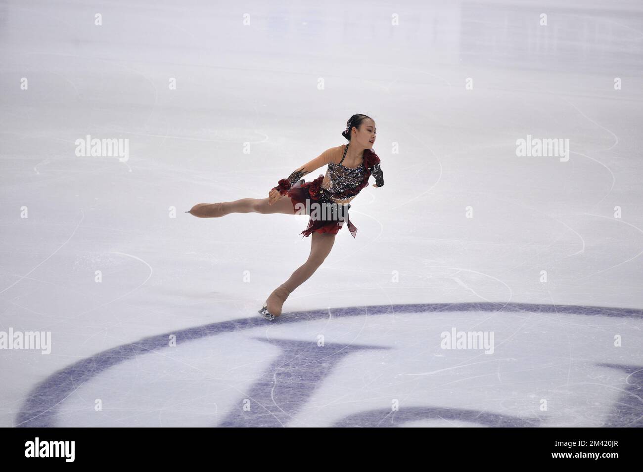 Chaeyeon Kim during the ISU Grand Prix of Figure Skating Final 2022 at