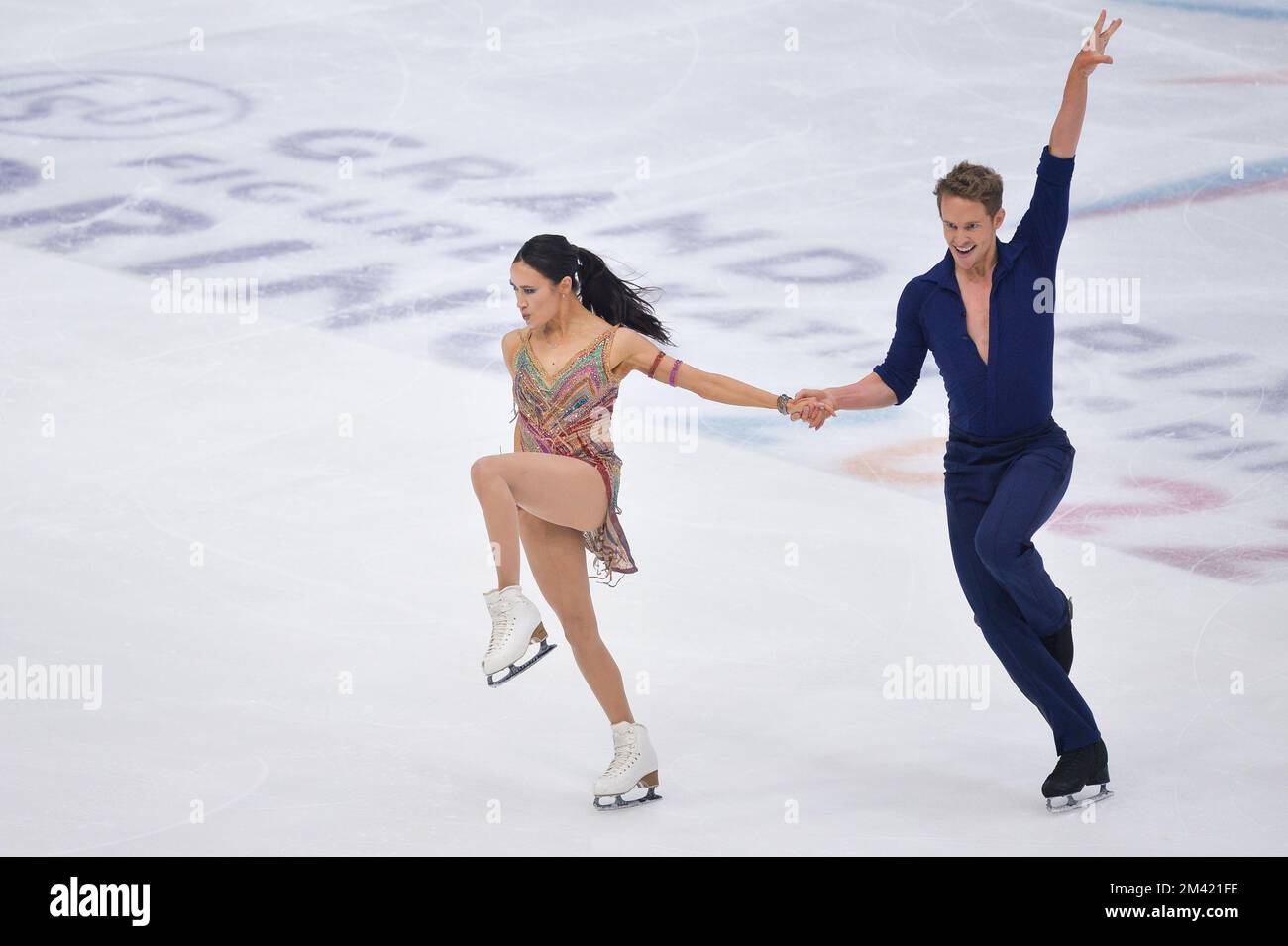 Madison Chock, Evan Bates during the ISU Grand Prix of Figure Skating Final 2022 at Palavela on