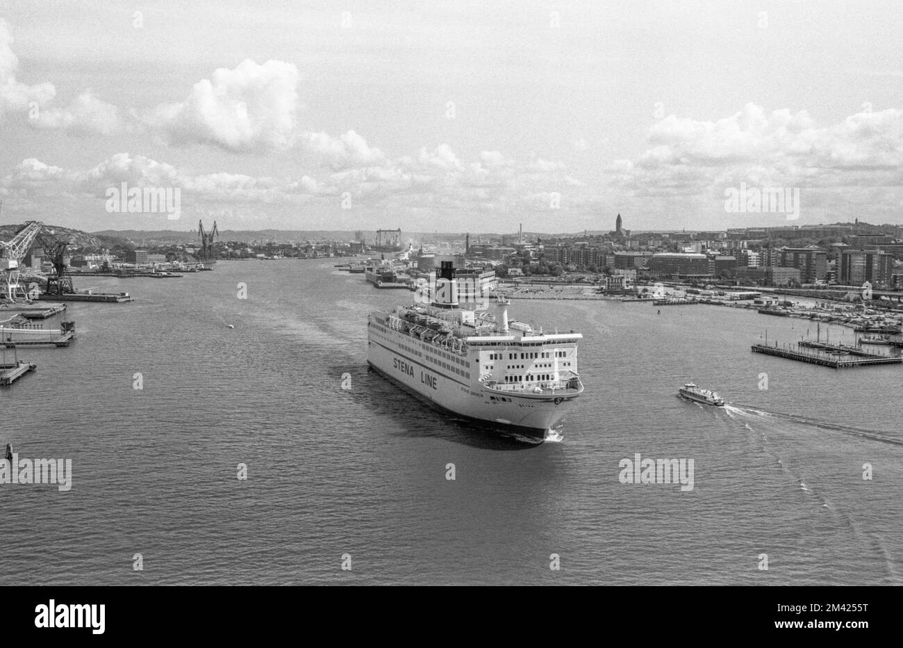 STENA DANICA  ferry leaves Gothenburg for Fredrikshamn in Denmark Stock Photo