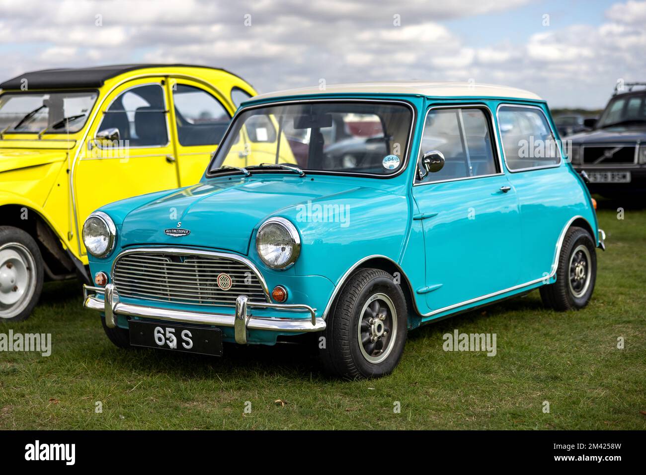 1965 Austin Mini Cooper S ‘65 S’ on display at the October Scramble held at the Bicester Heritage Centre on the 9th October 2022. Stock Photo