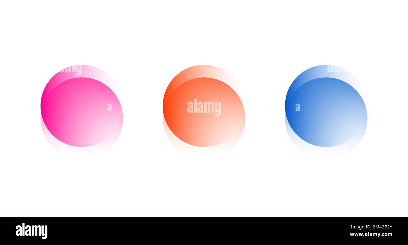 Transparent graphic design element, abstract circles Stock Vector