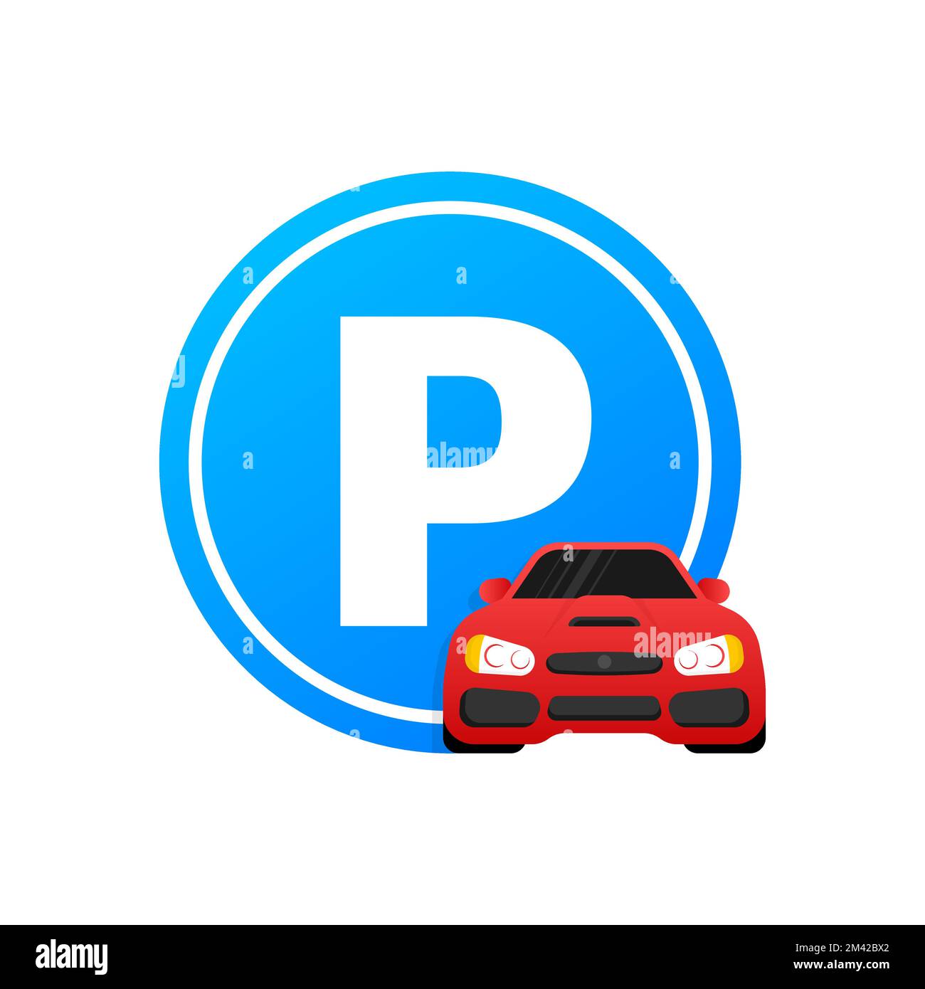 Car parking icon. Car park, lot. Parking zone Stock Vector Image & Art