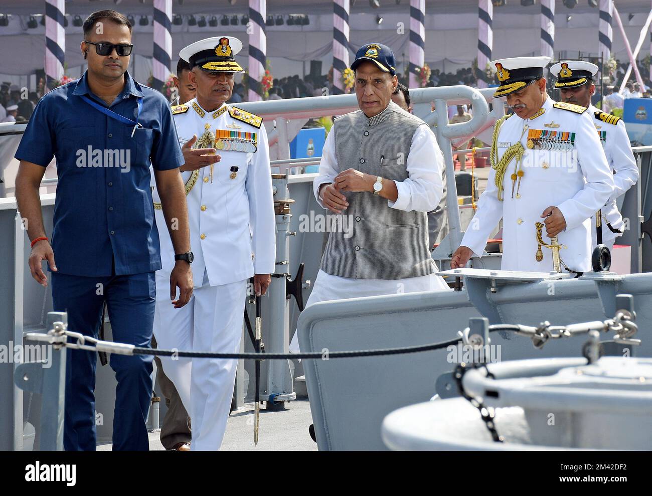 Mumbai, India. 18th Dec, 2022. Indian Defence Minister Rajnath Singh Is ...