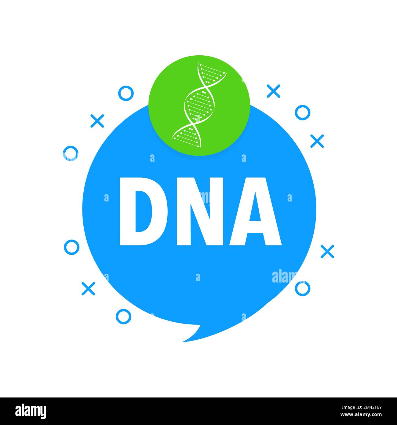 DNA structure Icon set. Structure molecule and cell, chromosome ...