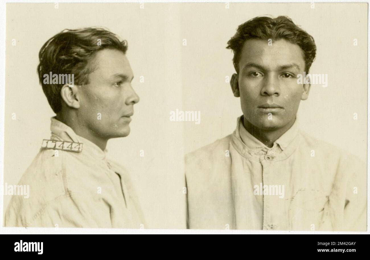 Photograph of Jose Ortega.  Bureau of Prisons, Inmate case files. Stock Photo