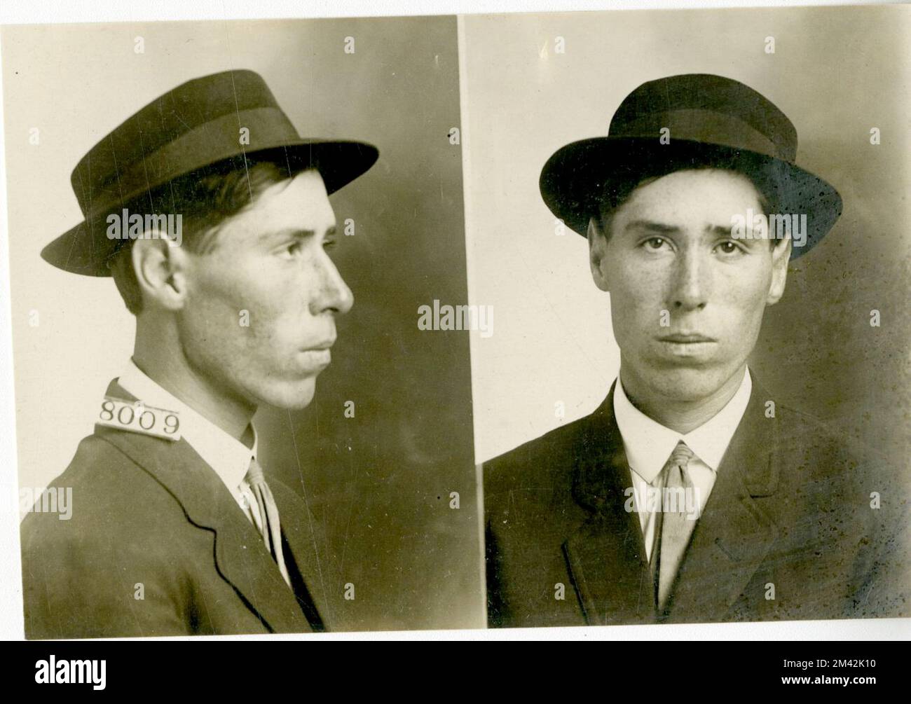 Photograph of Murl Rowe.  Bureau of Prisons, Inmate case files. Stock Photo