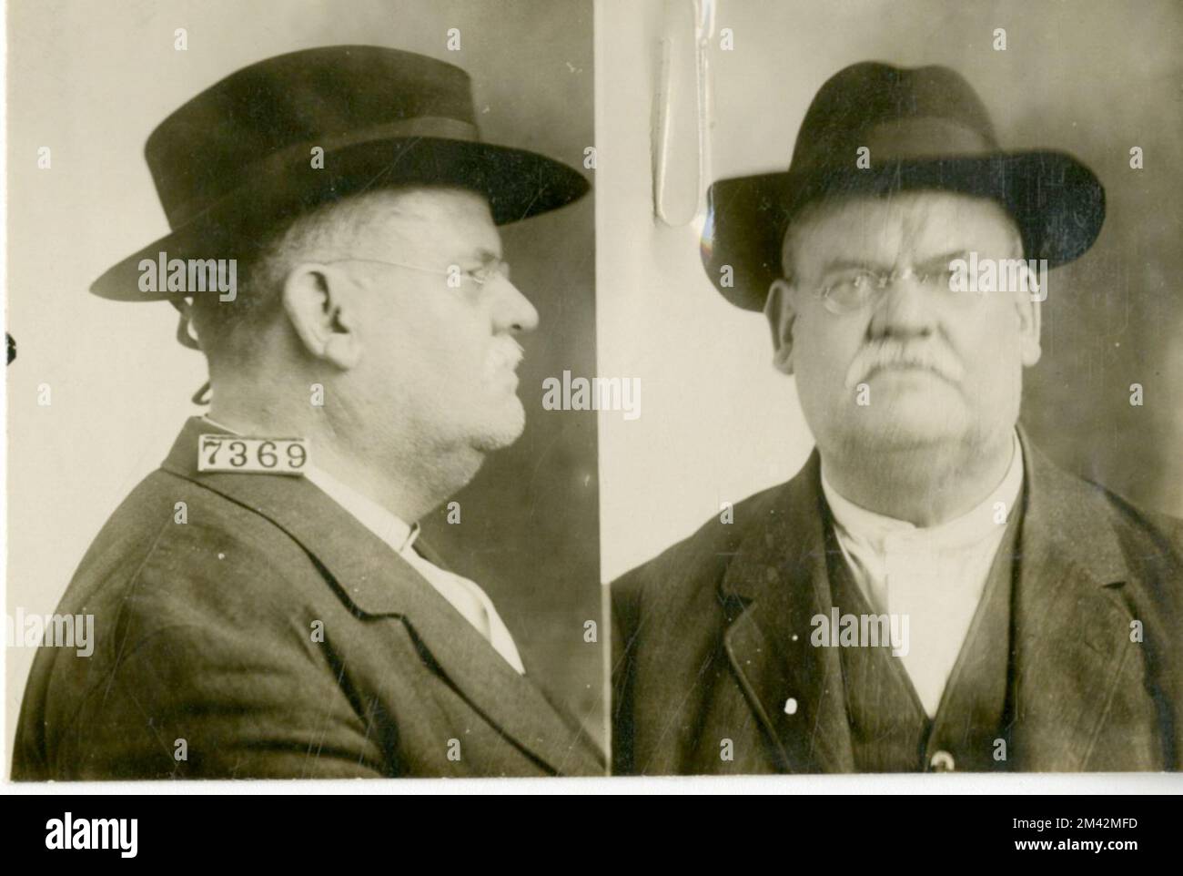 Photograph of William Eggleston.  Bureau of Prisons, Inmate case files. Stock Photo