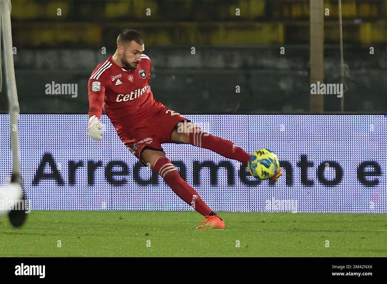 Alessandro Livieri (Pisa)  during  AC Pisa vs Brescia Calcio, Italian soccer Serie B match in Pisa, Italy, December 17 2022 Stock Photo