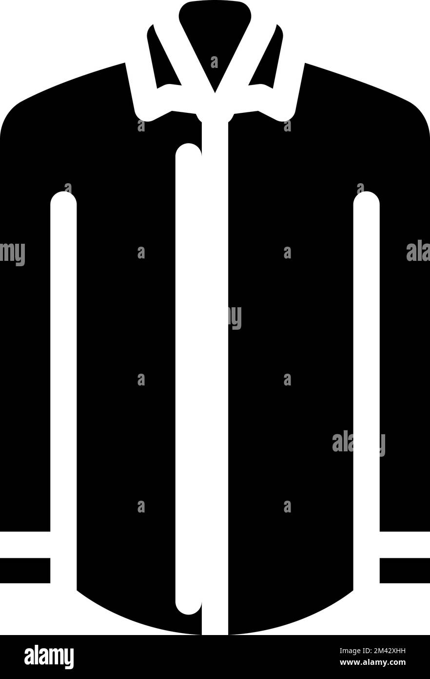 shirt denim glyph icon vector illustration Stock Vector Image & Art - Alamy