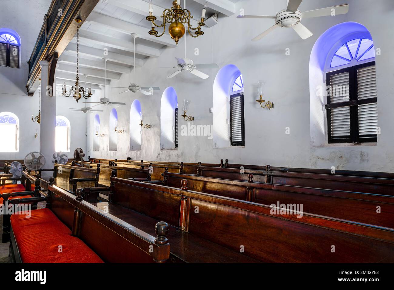 Mikve Israel-Emanuel Synagogue, Willemstad, Curacao, Netherlands Antilles Stock Photo